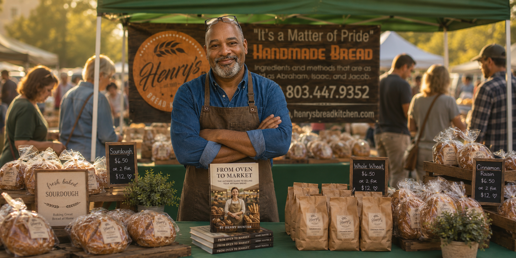 Market mornings aren’t just about selling bread. They’re about the people beside you, swapping ideas, sharing customers, and building something together one table at a time. Good bread. Local honey. Better conversations.